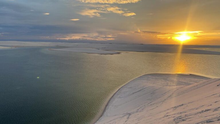View of a lagoon close to Santo Amaro (Xandão)